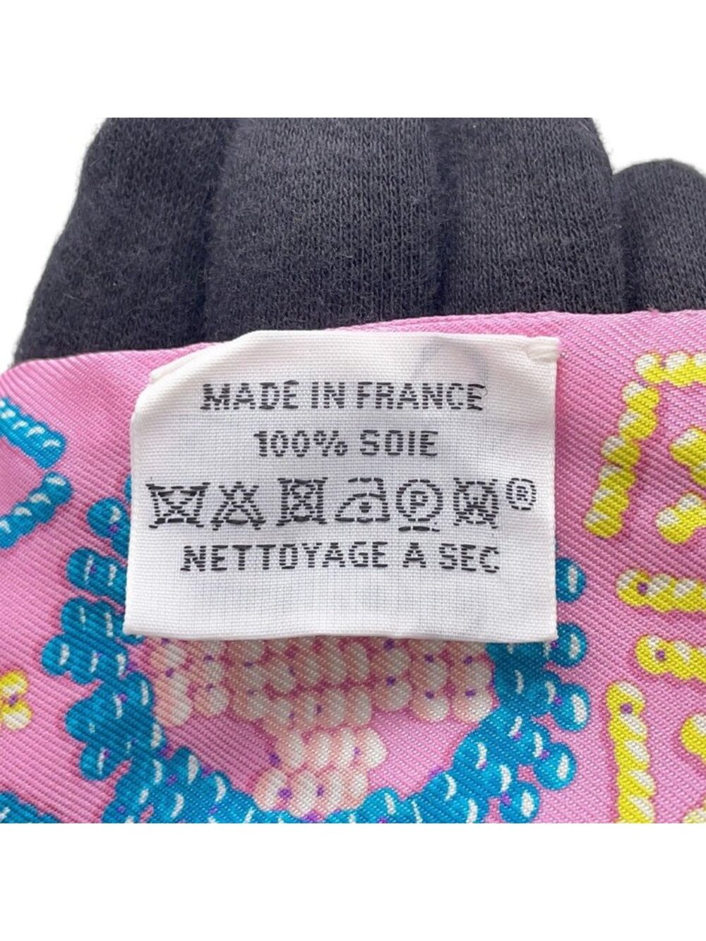 Hermes Scarf Twilly Kelly en Perles Silk Twill Fall Winter - Picture 9 of 10